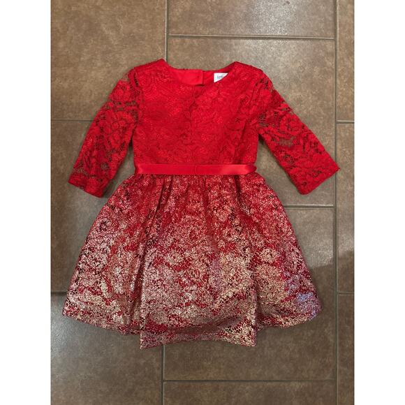 Girls red dress 2T - Picture 1 of 4